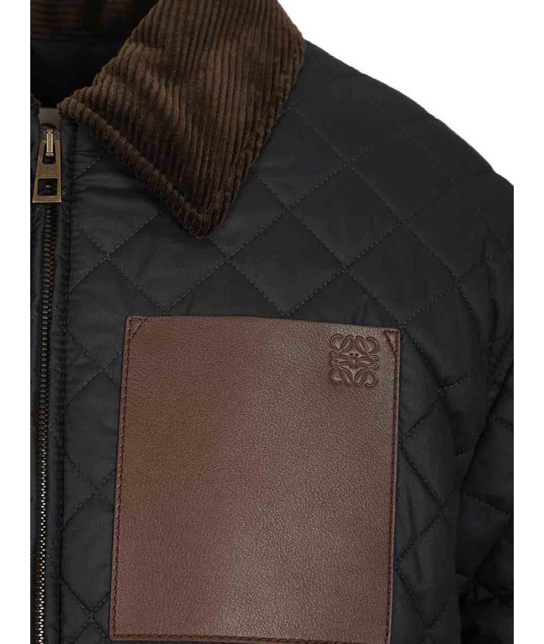 LOEWE Темно-синяя полиамидовая куртка, фото 4