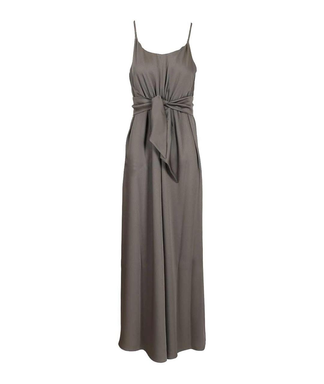 EMPORIO ARMANI Серое полиэстеровое платье, фото 1