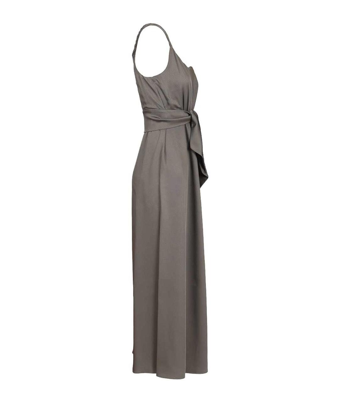 EMPORIO ARMANI Серое полиэстеровое платье, фото 3