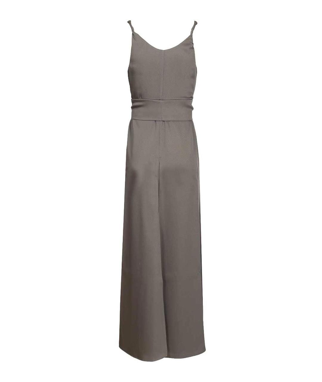 EMPORIO ARMANI Серое полиэстеровое платье, фото 2