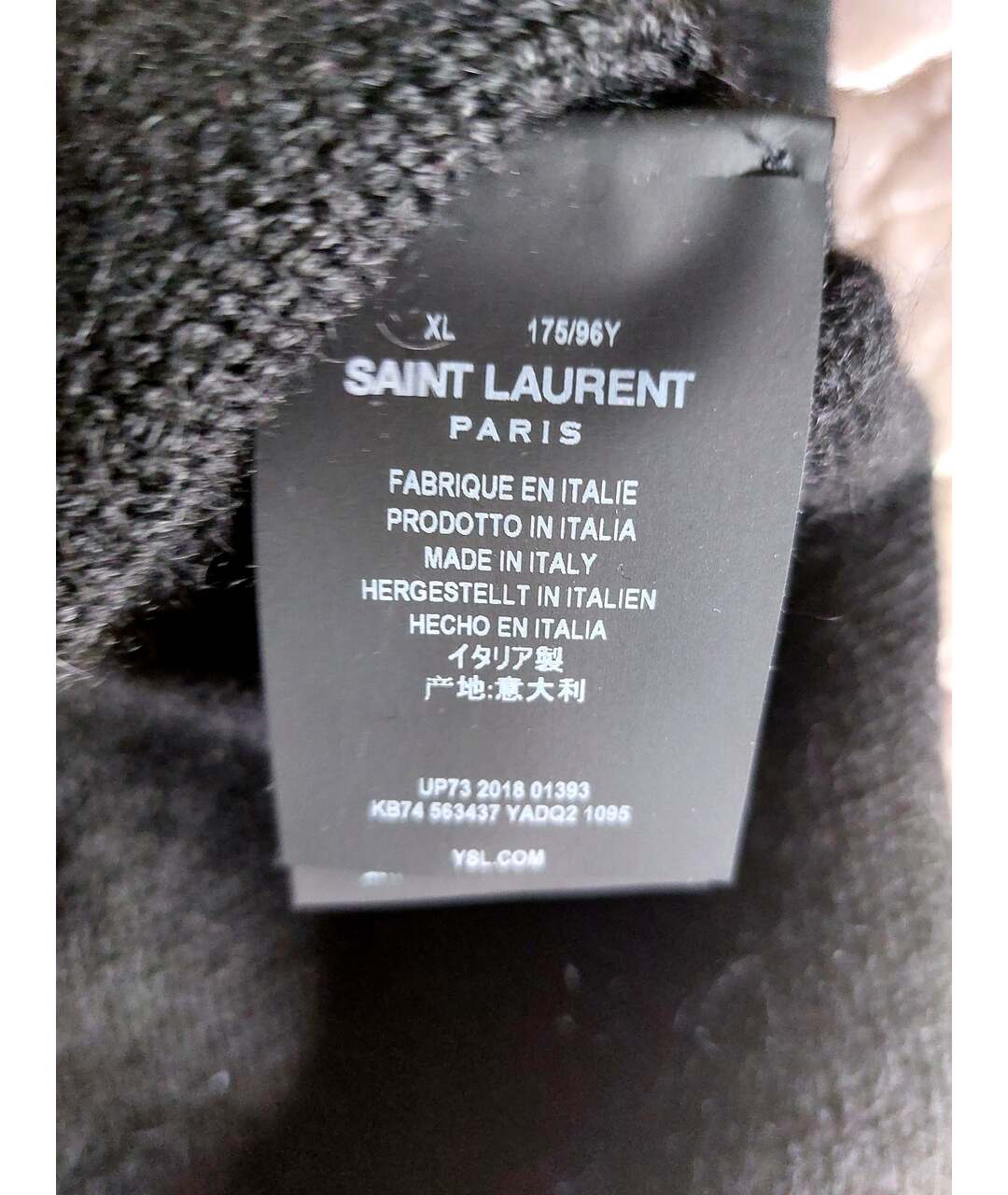 SAINT LAURENT Черный шерстяной джемпер / свитер, фото 4