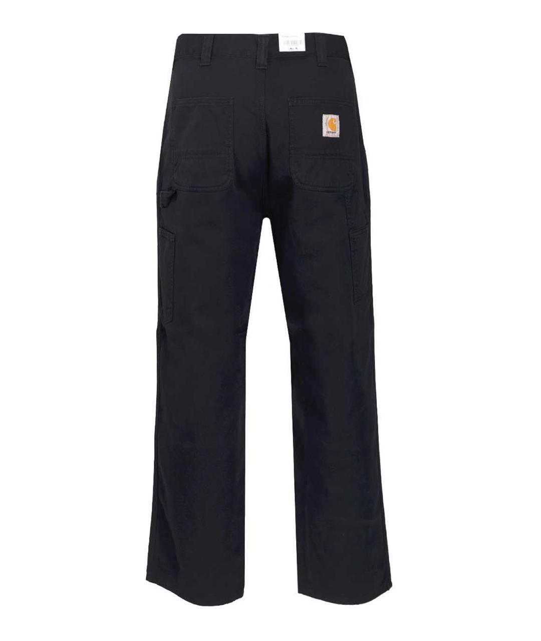 CARHARTT Темно-синие полиэстеровые повседневные брюки, фото 2