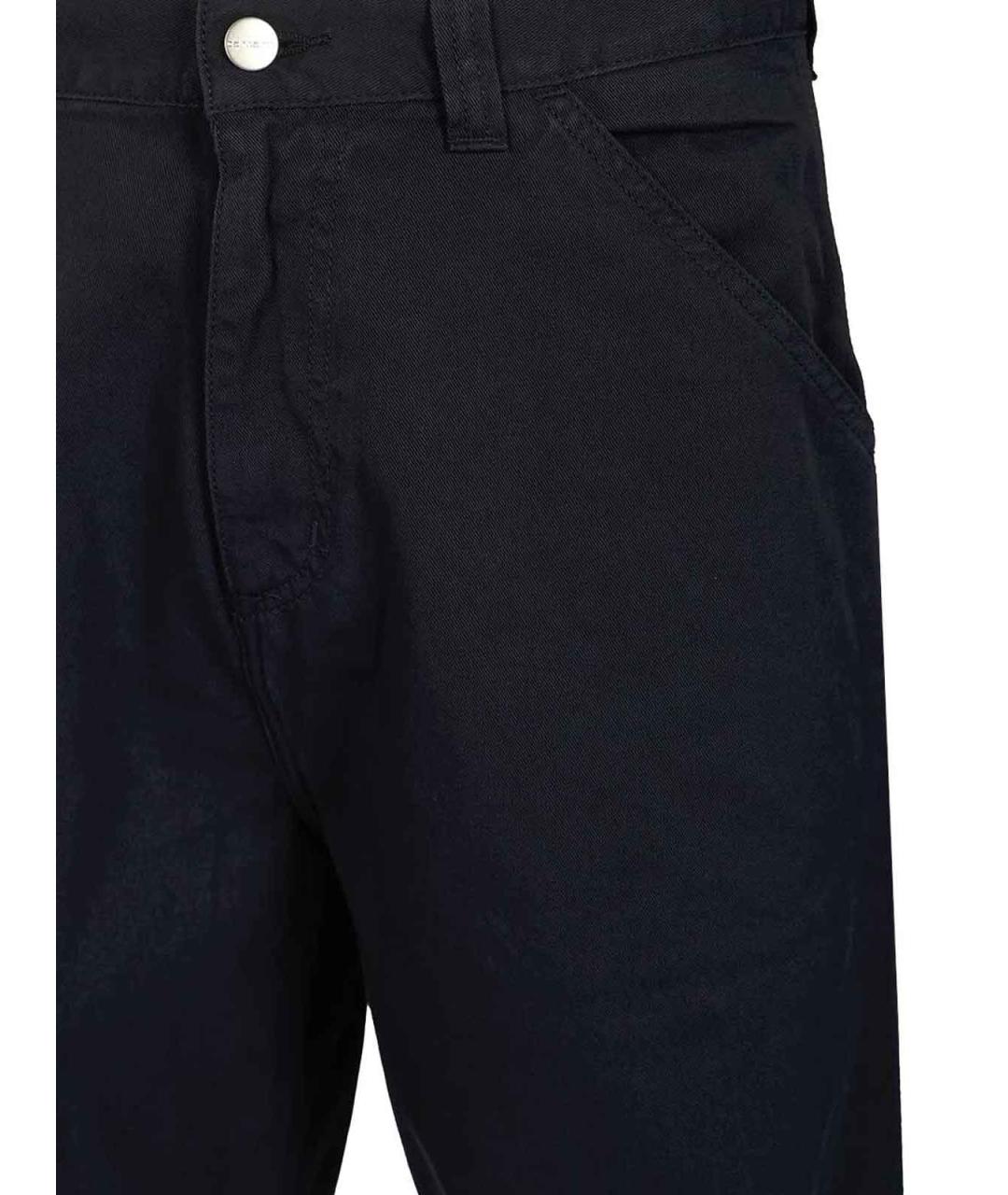 CARHARTT Темно-синие полиэстеровые повседневные брюки, фото 4