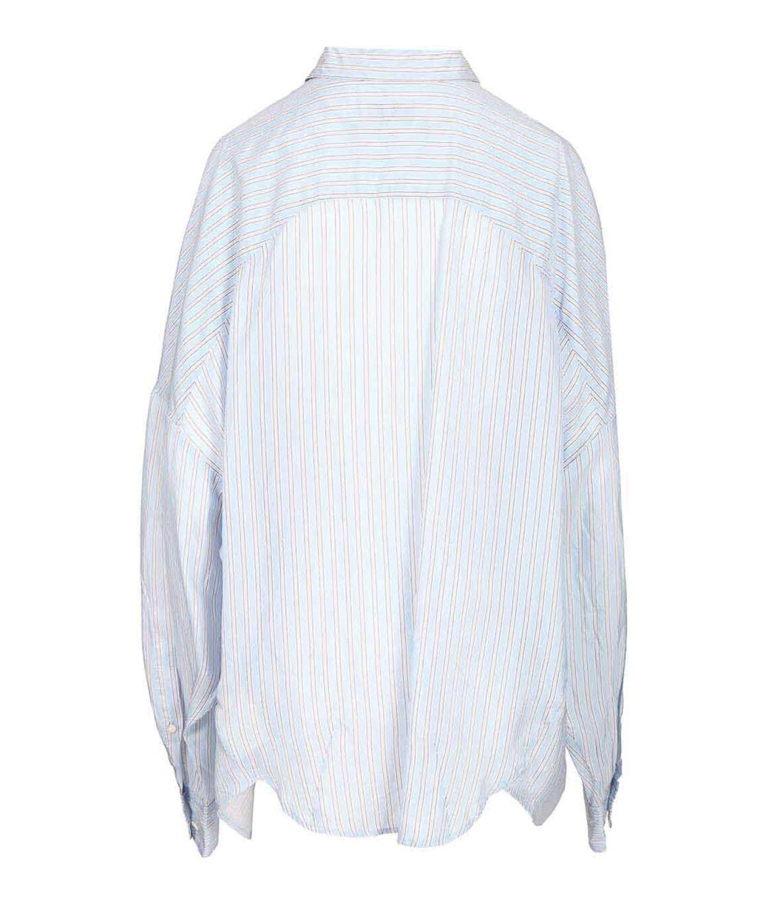 DRIES VAN NOTEN Голубая вискозная рубашка, фото 2