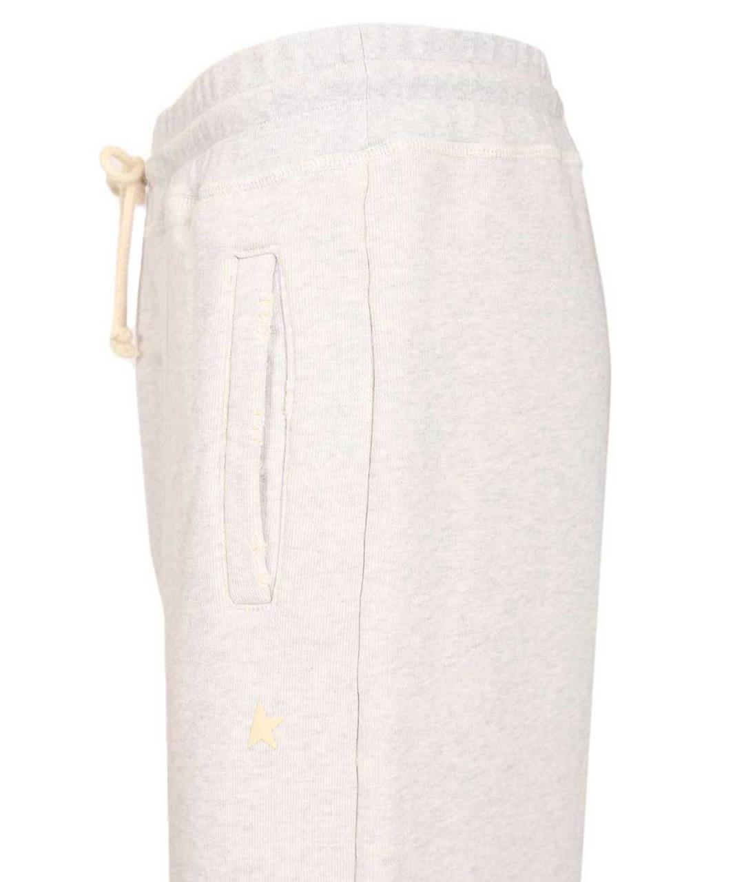 GOLDEN GOOSE DELUXE BRAND Серые хлопковые повседневные брюки, фото 4