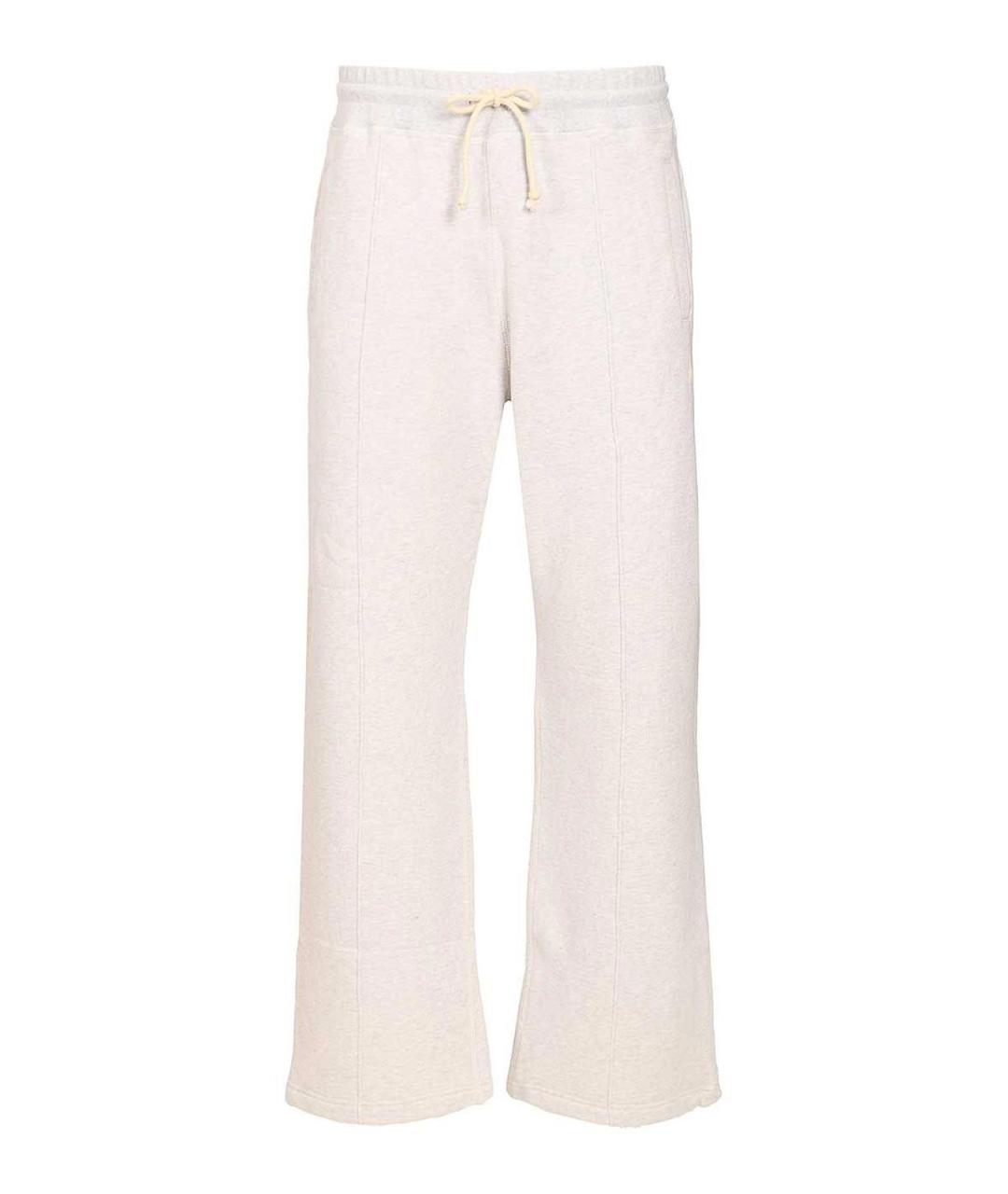 GOLDEN GOOSE DELUXE BRAND Серые хлопковые повседневные брюки, фото 1