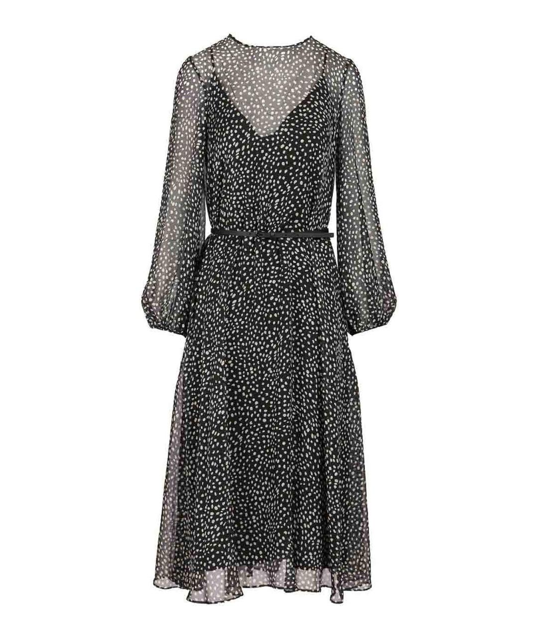 MAX MARA STUDIO Мульти шелковое платье, фото 1