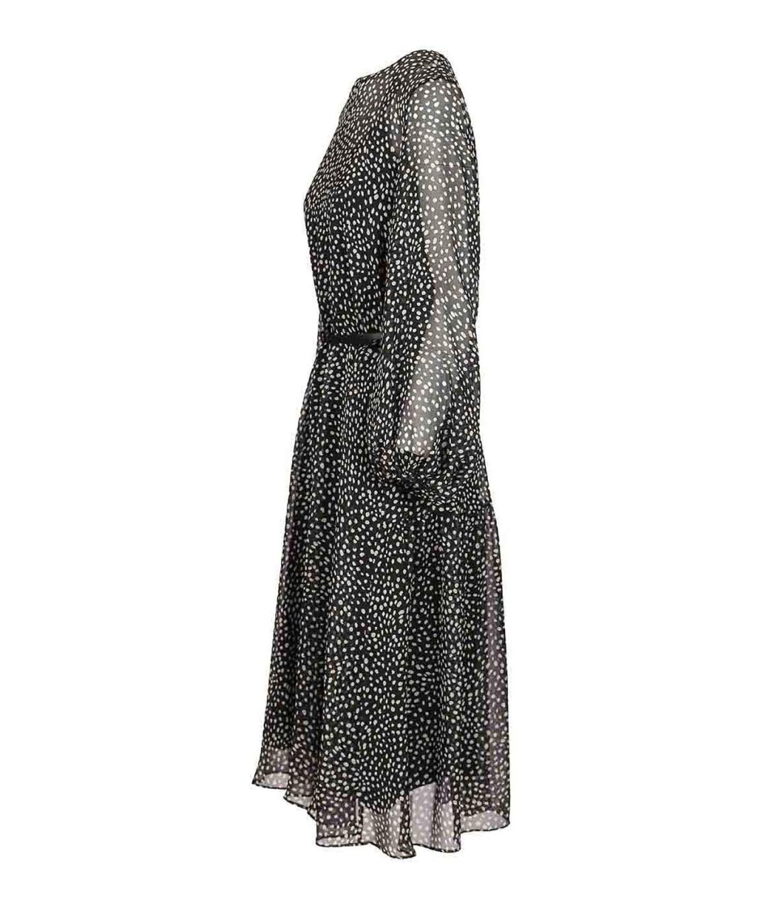 MAX MARA STUDIO Мульти шелковое платье, фото 3