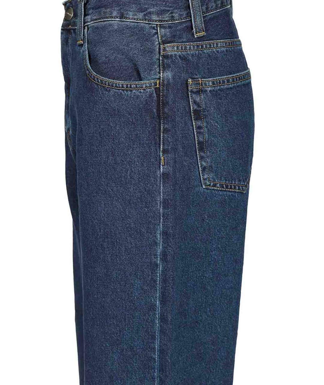 CARHARTT Синие хлопковые прямые джинсы, фото 3