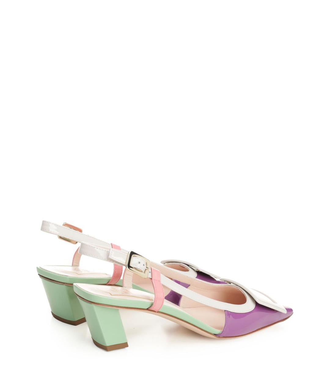 ROGER VIVIER Мульти туфли из лакированной кожи, фото 3