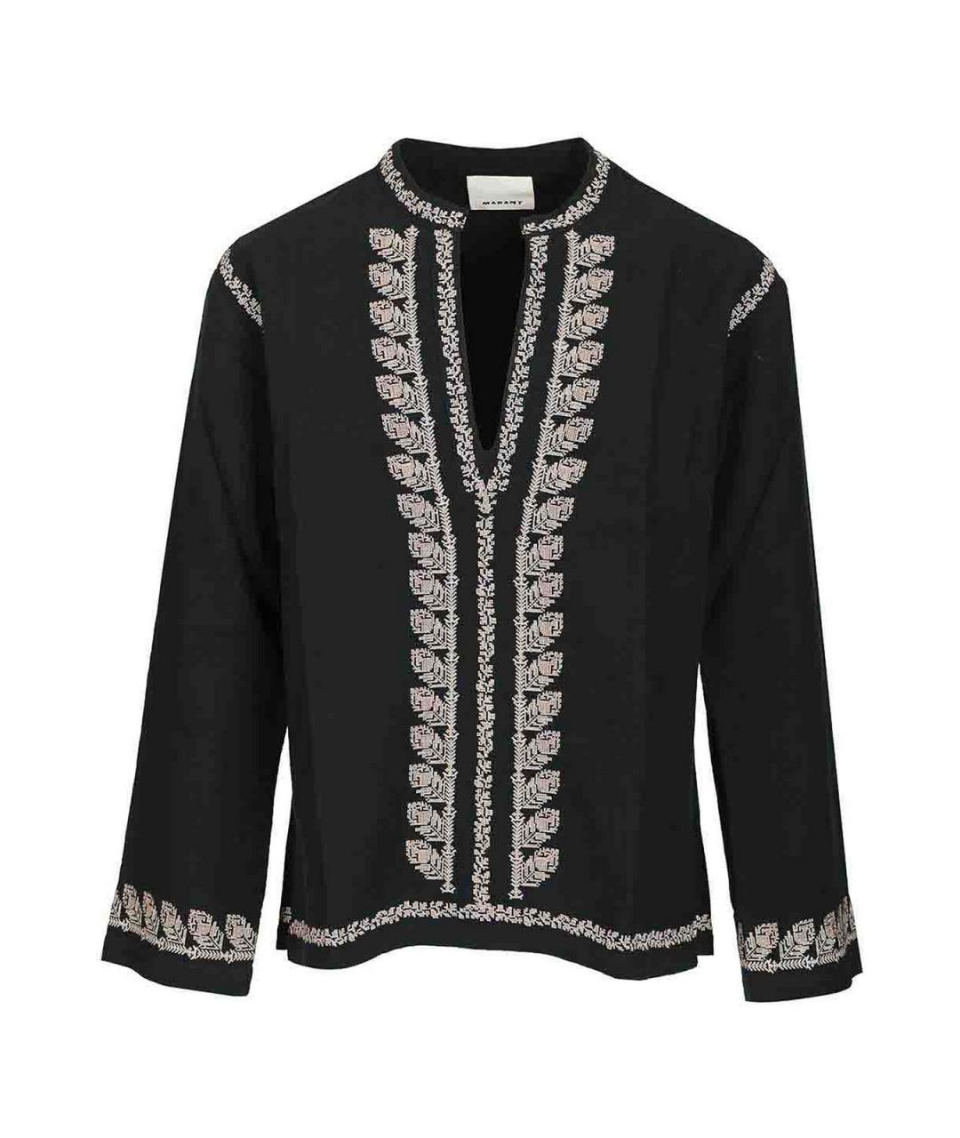 ISABEL MARANT Черная хлопковая кэжуал рубашка, фото 1
