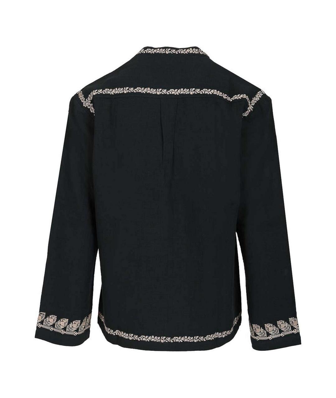 ISABEL MARANT Черная хлопковая кэжуал рубашка, фото 2