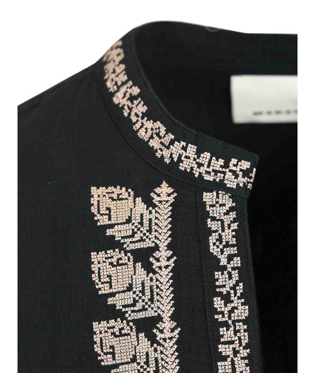 ISABEL MARANT Черная хлопковая кэжуал рубашка, фото 4
