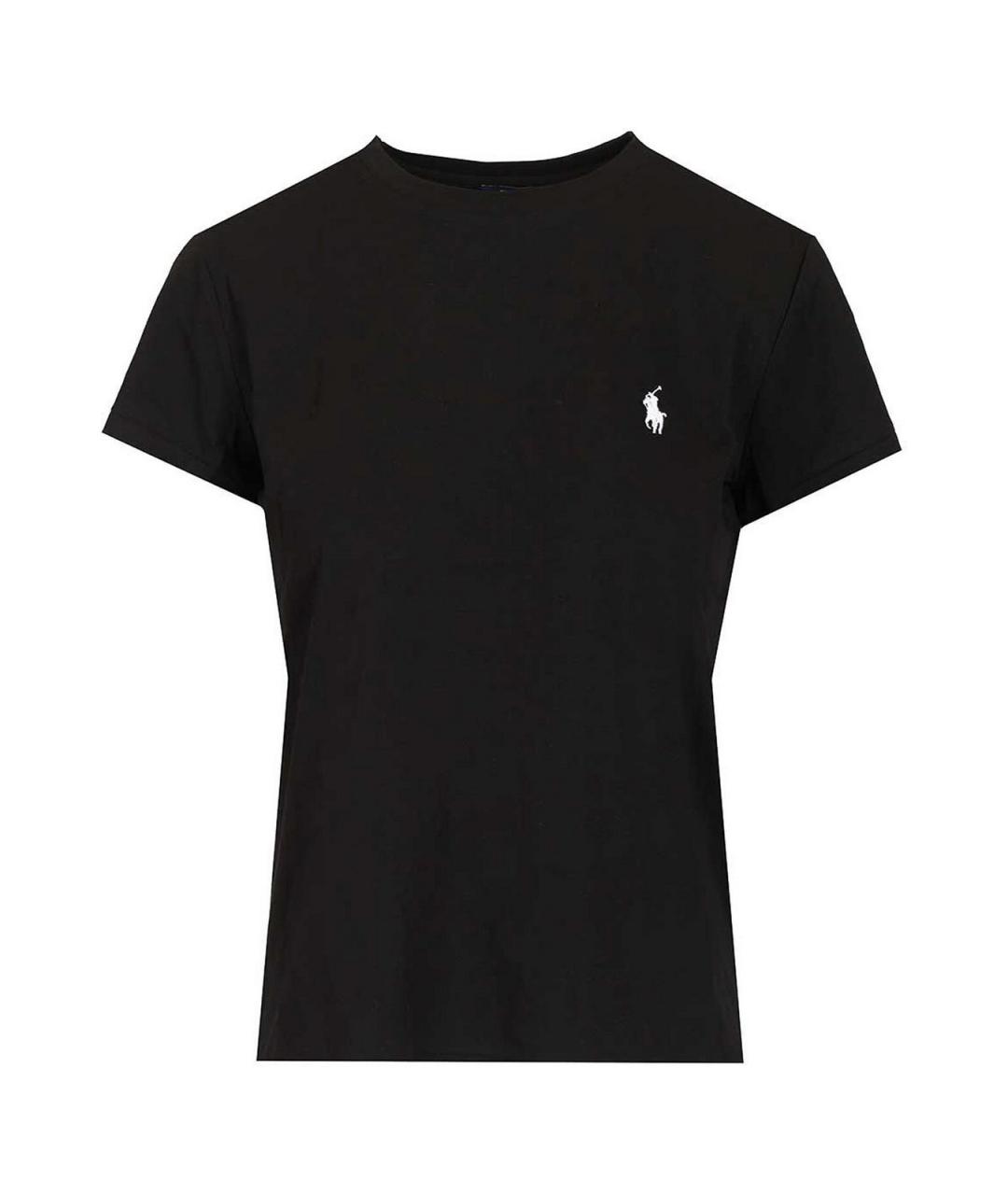 POLO RALPH LAUREN Черная хлопковая футболка, фото 1
