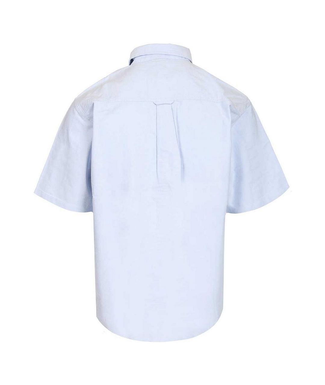 CARHARTT Голубая хлопковая кэжуал рубашка, фото 2