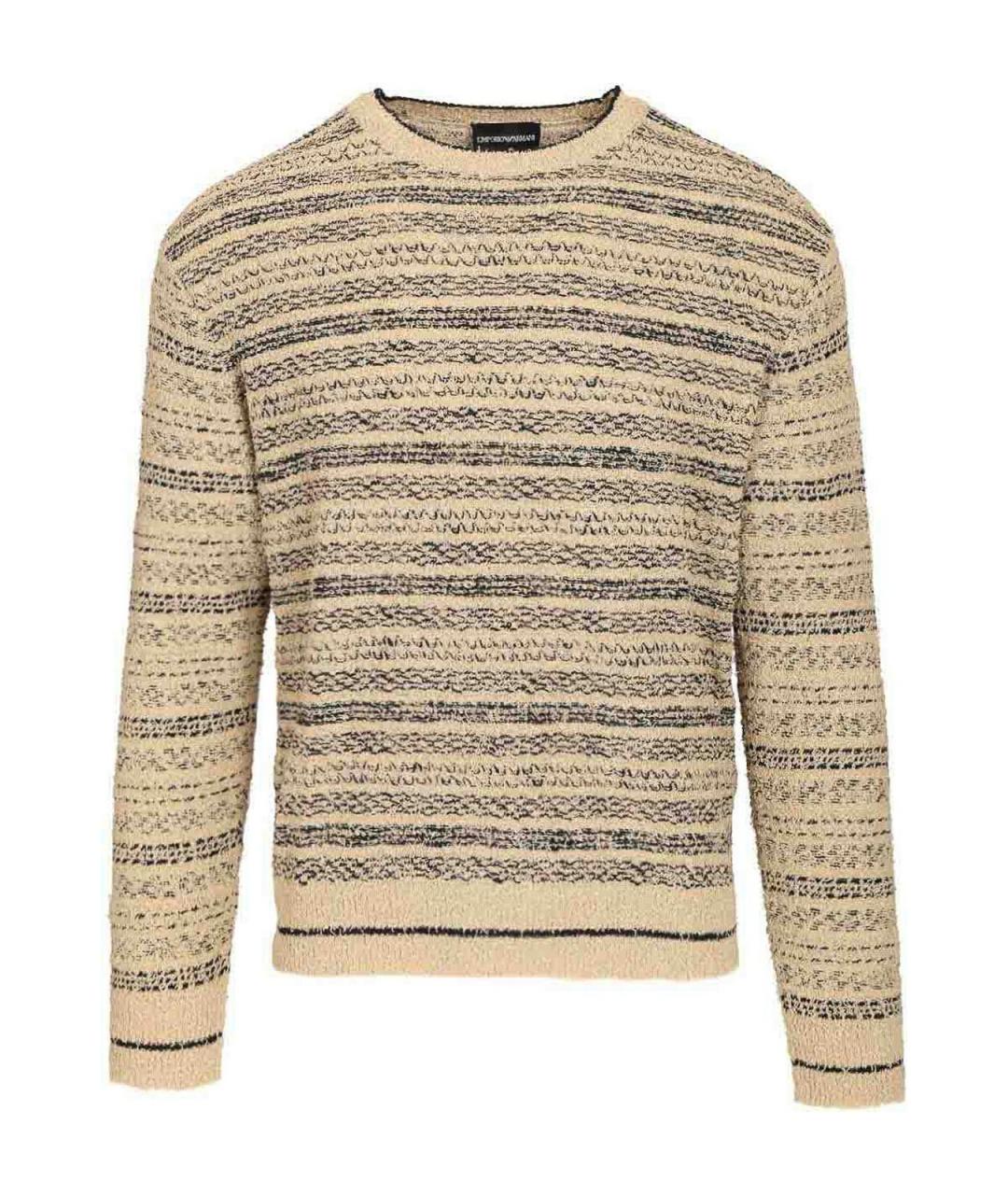 EMPORIO ARMANI Мульти хлопковый джемпер / свитер, фото 1