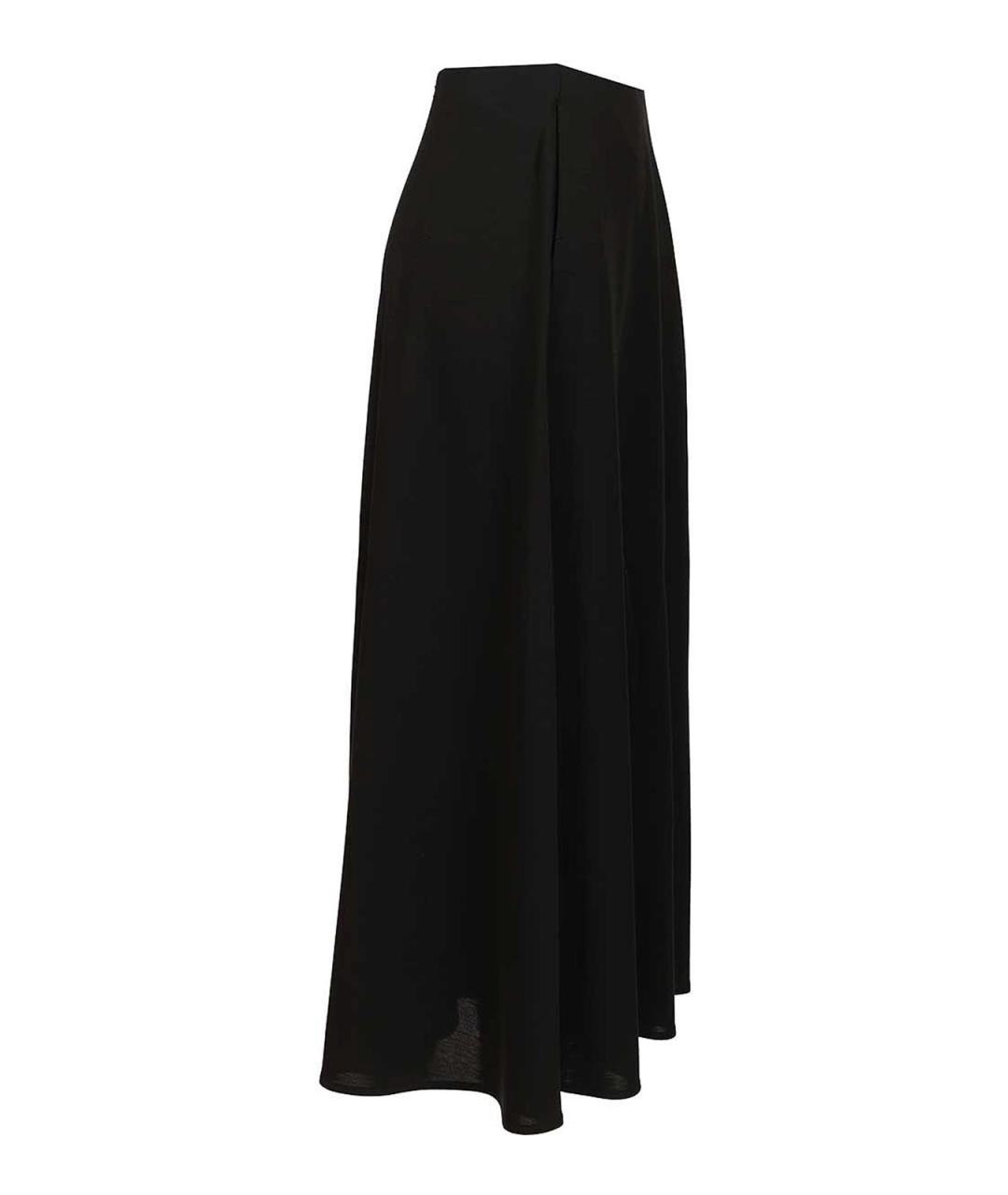 MAX MARA Черная шерстяная юбка макси, фото 3