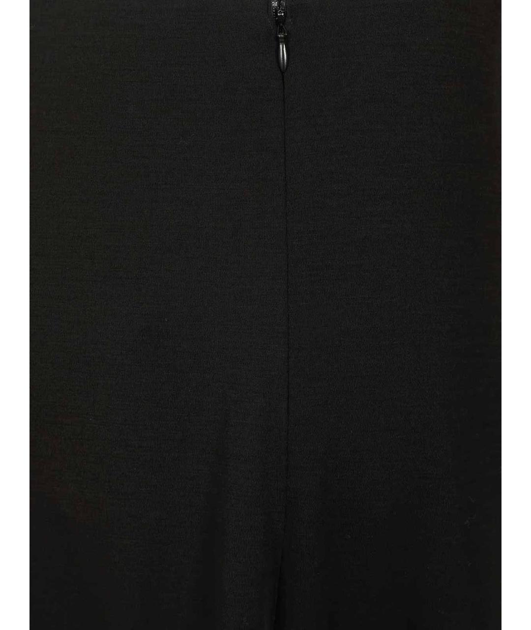 MAX MARA Черная шерстяная юбка макси, фото 4