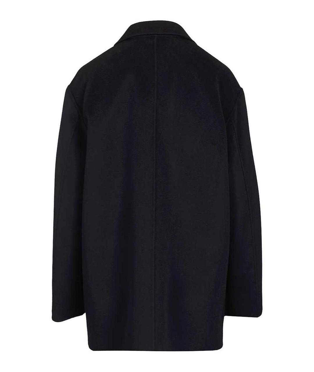 MAX MARA STUDIO Синее шерстяное пальто, фото 2