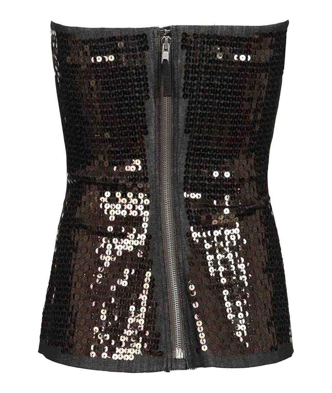 RICK OWENS Черная полиамидовая майка, фото 2