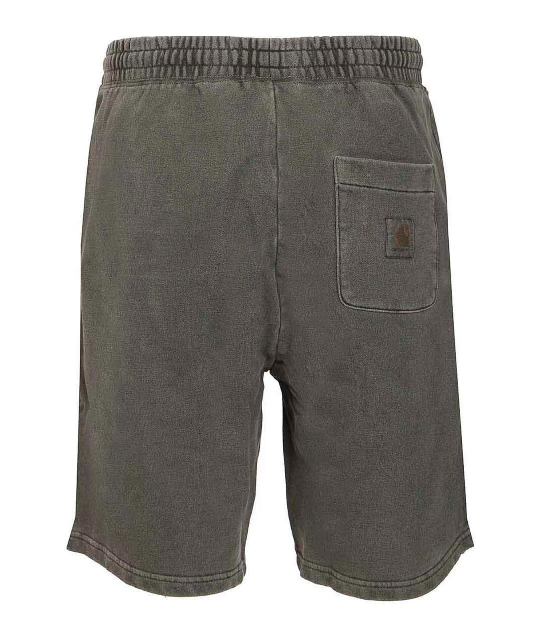 CARHARTT Серые хлопковые шорты, фото 2