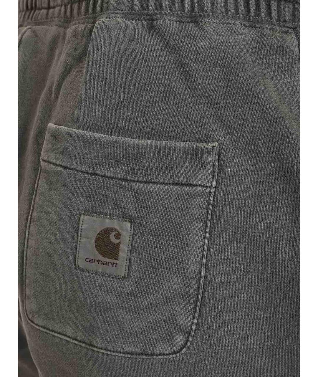 CARHARTT Серые хлопковые шорты, фото 4