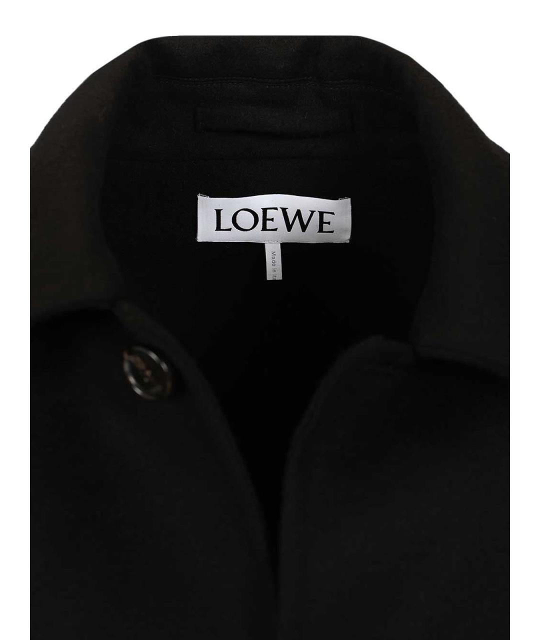 LOEWE Черная шерстяная куртка, фото 6