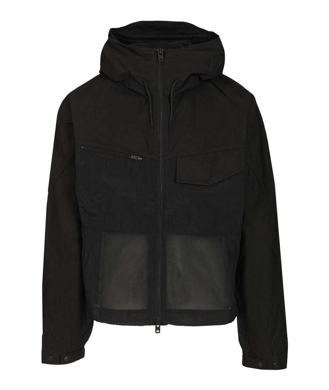 Y-3 Черная хлопковая куртка, фото 1