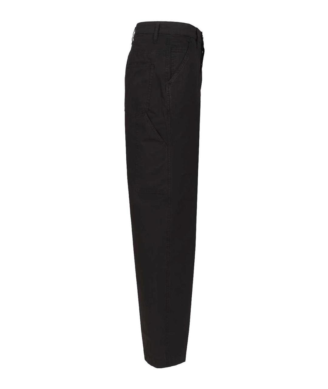 DRIES VAN NOTEN Черные хлопковые повседневные брюки, фото 3