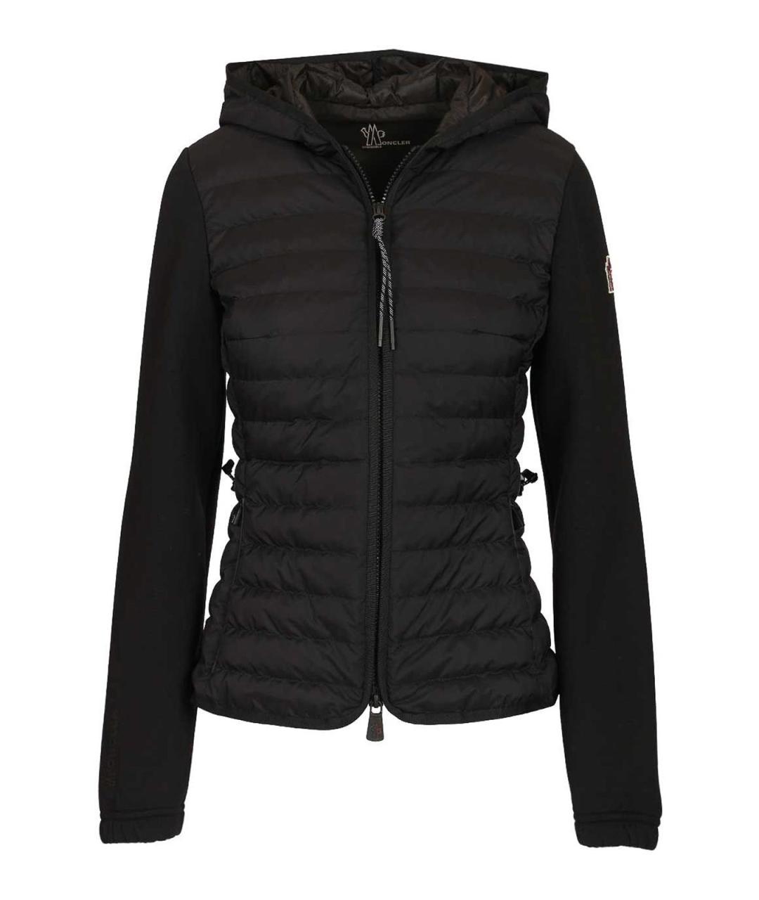 MONCLER Черная полиамидовая куртка, фото 1
