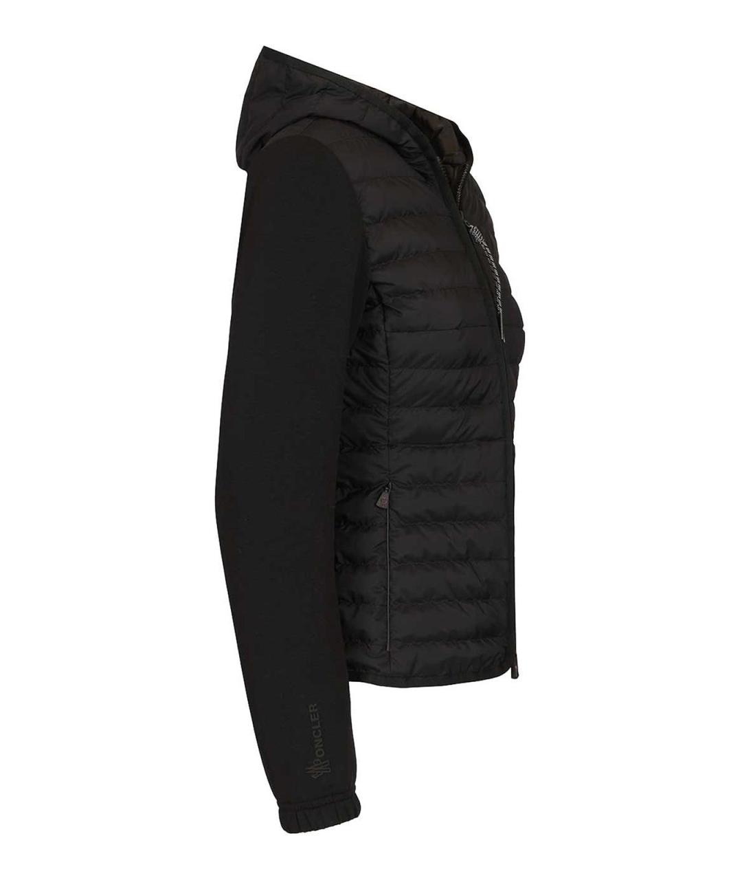 MONCLER Черная полиамидовая куртка, фото 3