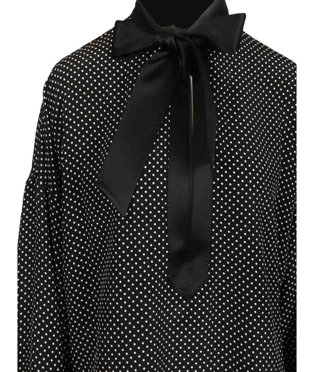 TOM FORD Черная шелковая блузы, фото 4