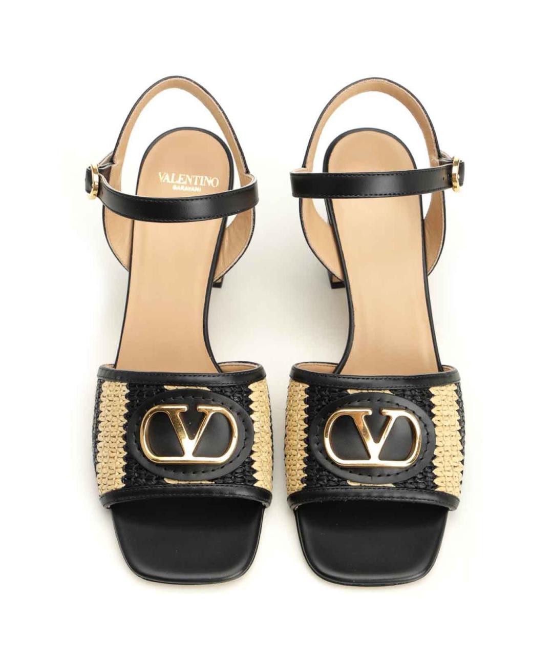 VALENTINO Черные босоножки, фото 5