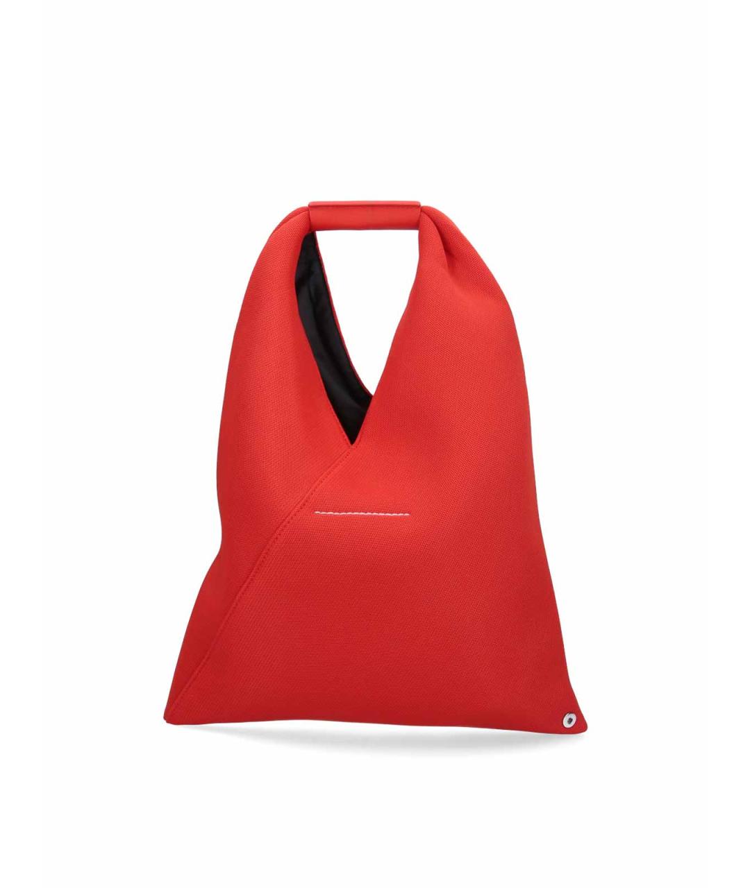 MM6 MAISON MARGIELA Красная тканевая сумка через плечо, фото 3