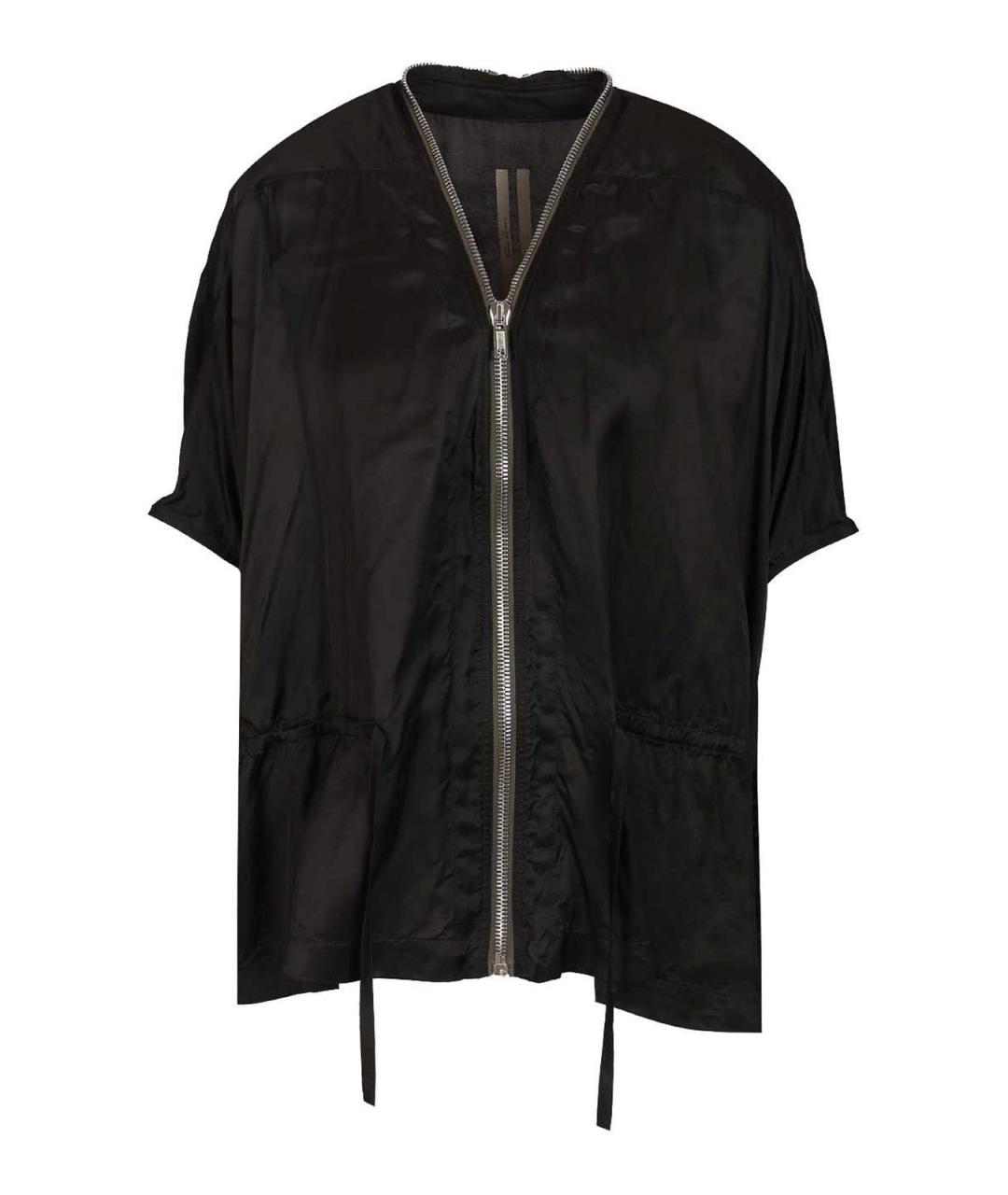 RICK OWENS Черная вискозная куртка, фото 1