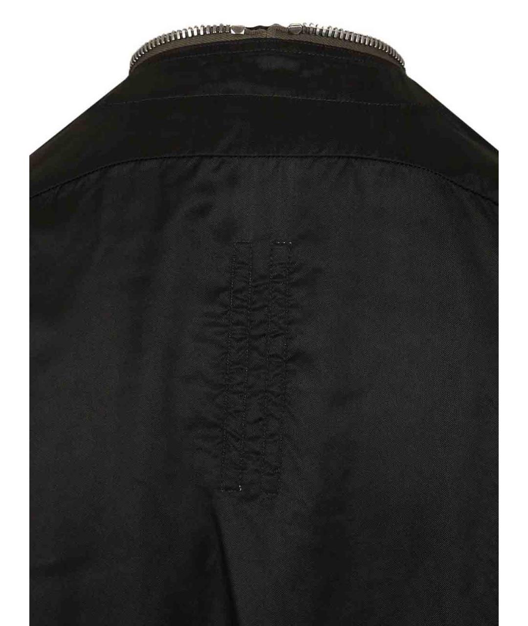 RICK OWENS Черная вискозная куртка, фото 6