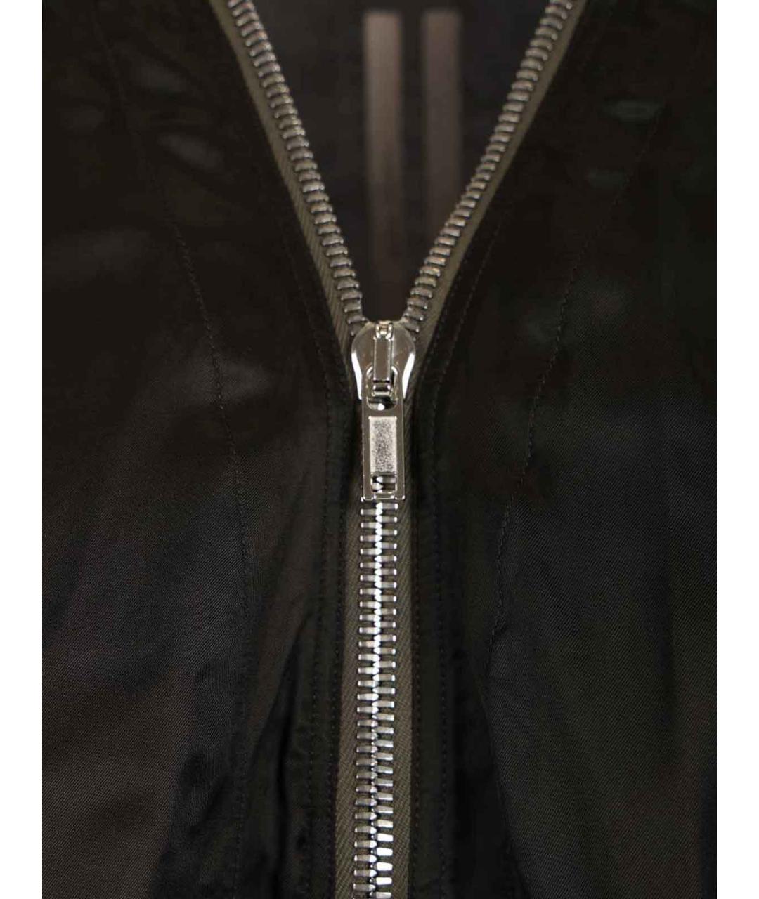 RICK OWENS Черная вискозная куртка, фото 4