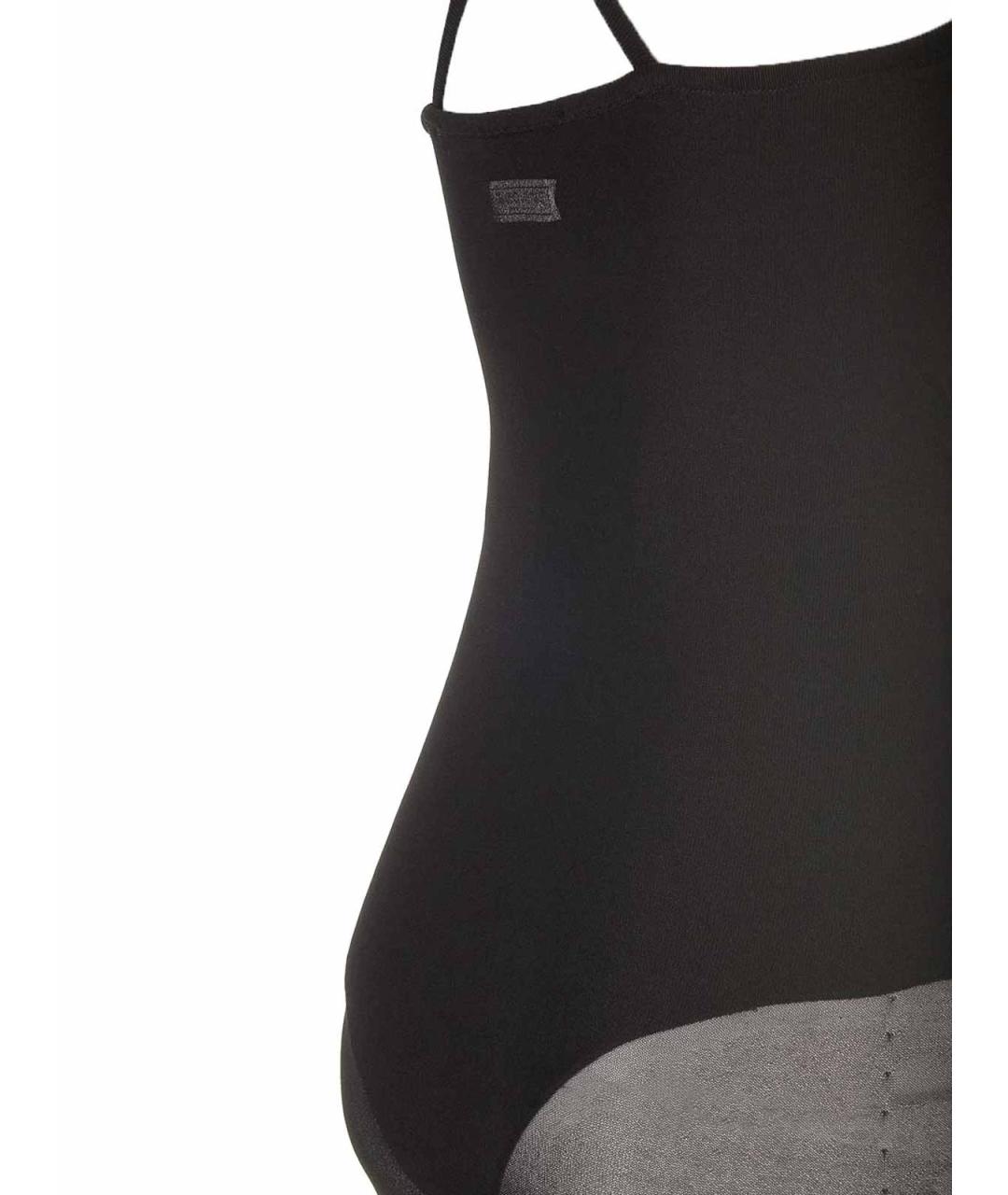 JACQUEMUS Черное вискозное коктейльное платье, фото 4