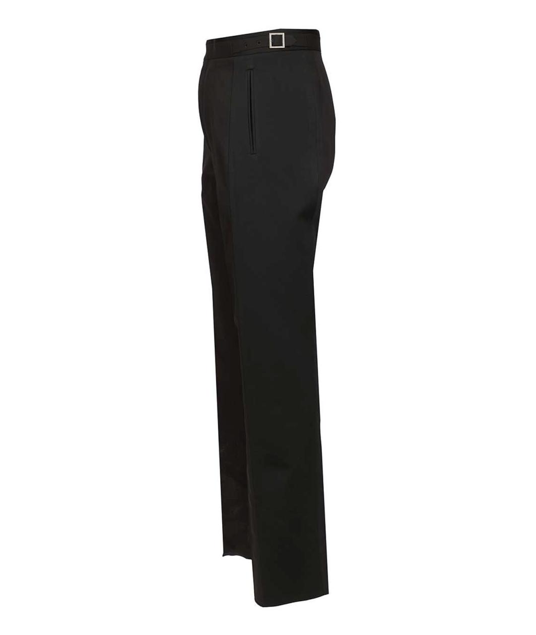 VIVIENNE WESTWOOD Черные шерстяные повседневные брюки, фото 3