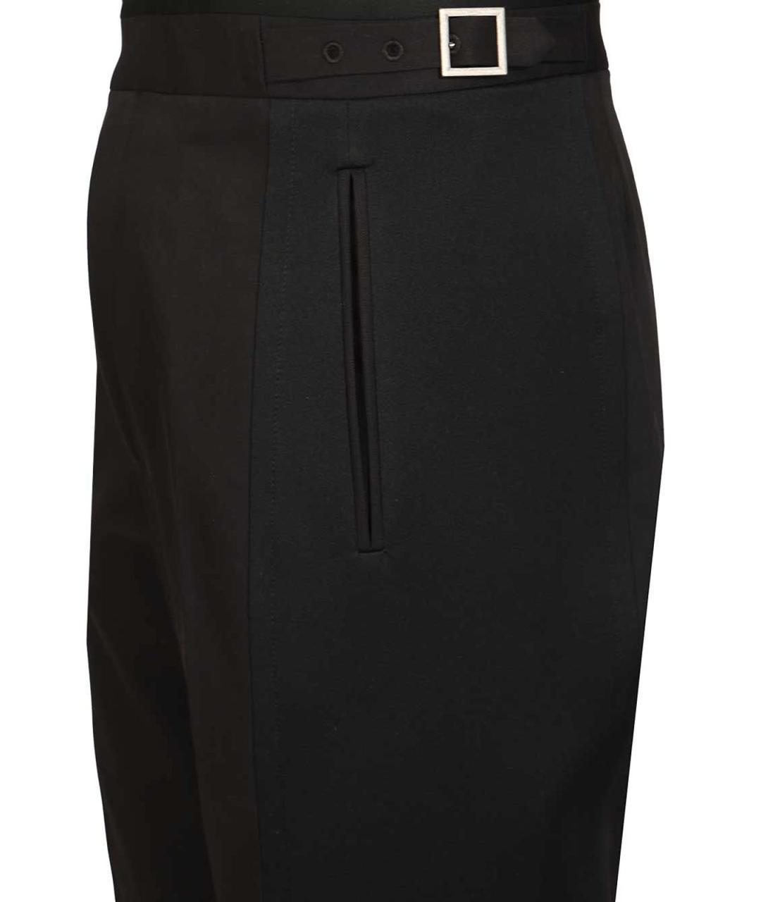 VIVIENNE WESTWOOD Черные шерстяные повседневные брюки, фото 4