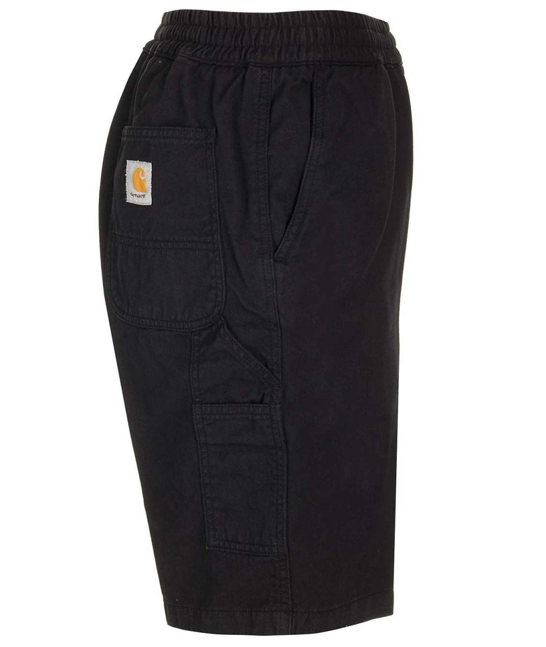 CARHARTT Черные хлопковые шорты, фото 3