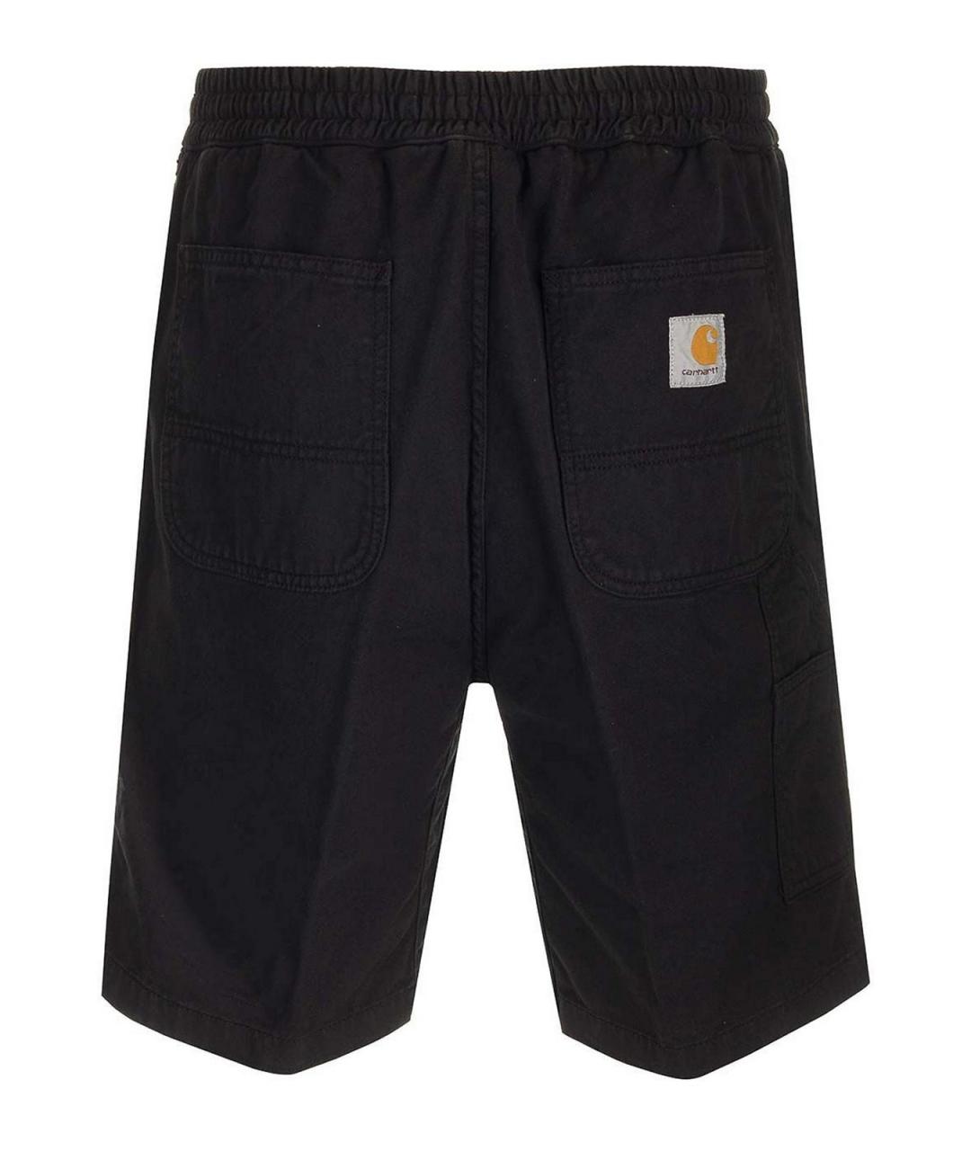 CARHARTT Черные хлопковые шорты, фото 2