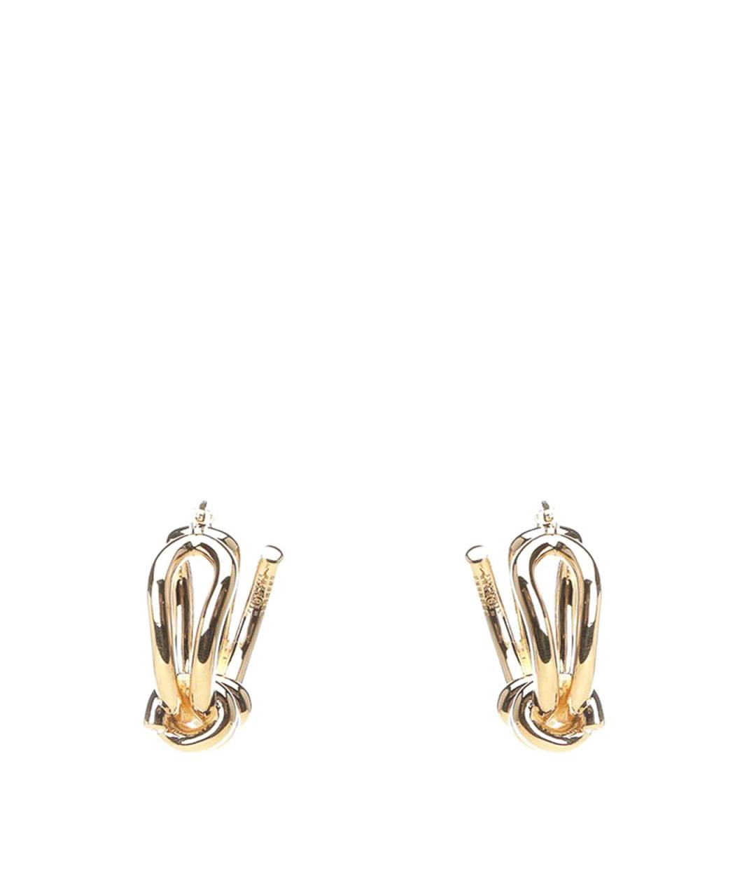 MM6 MAISON MARGIELA Золотые металлические серьги, фото 1