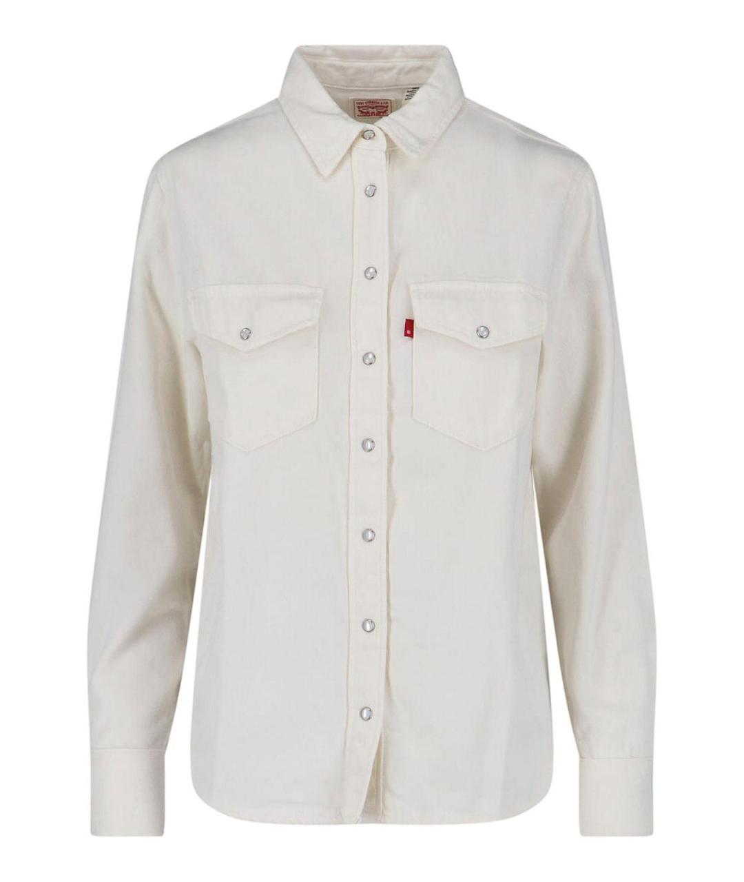 LEVI'S Белая хлопковая рубашка, фото 1