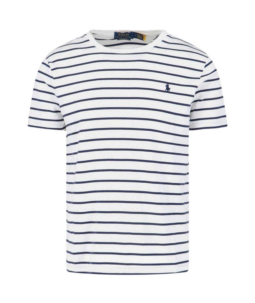 POLO RALPH LAUREN Белая хлопковая футболка, фото 1