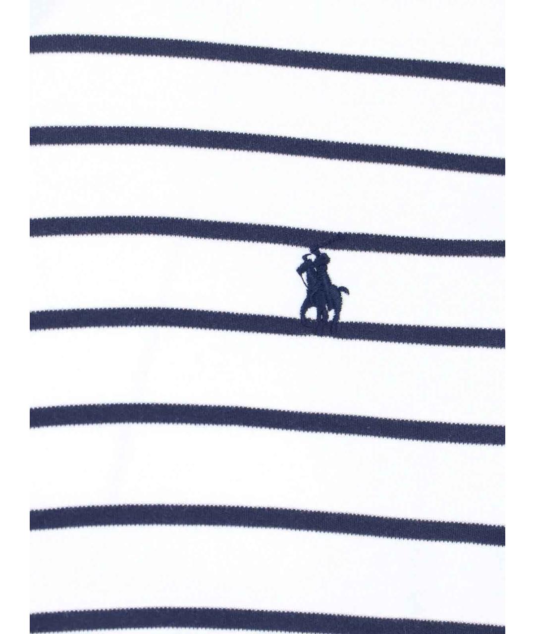 POLO RALPH LAUREN Белая хлопковая футболка, фото 3