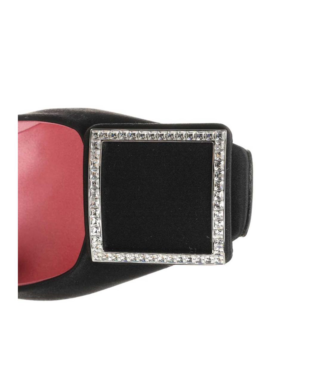 ROGER VIVIER Черные текстильные туфли, фото 4