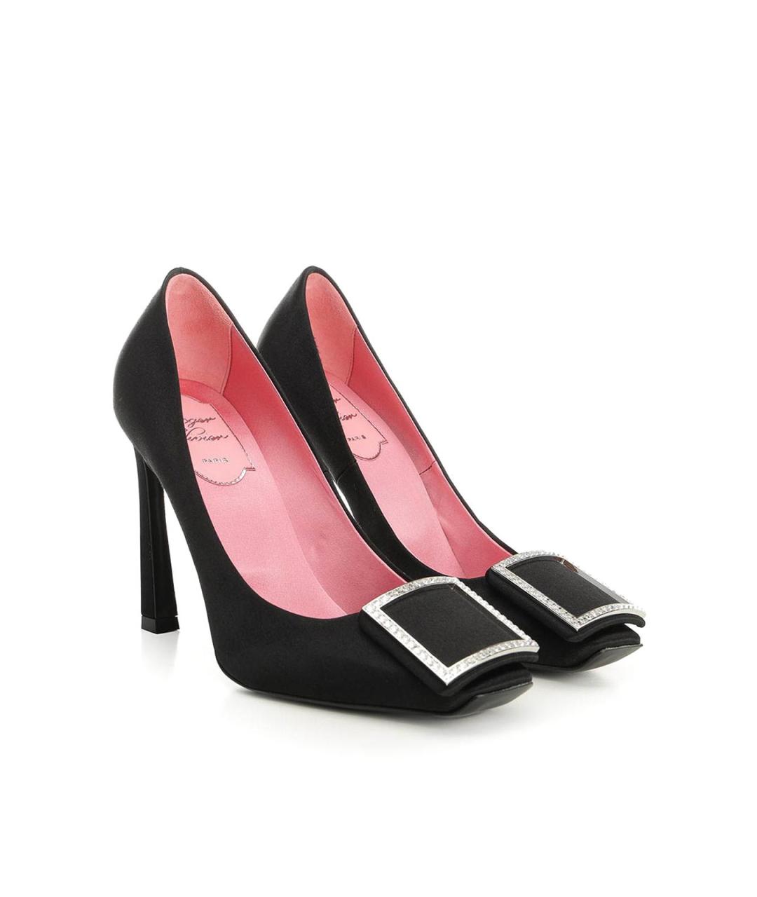 ROGER VIVIER Черные текстильные туфли, фото 2