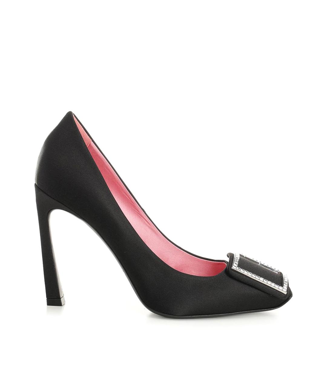 ROGER VIVIER Черные текстильные туфли, фото 1