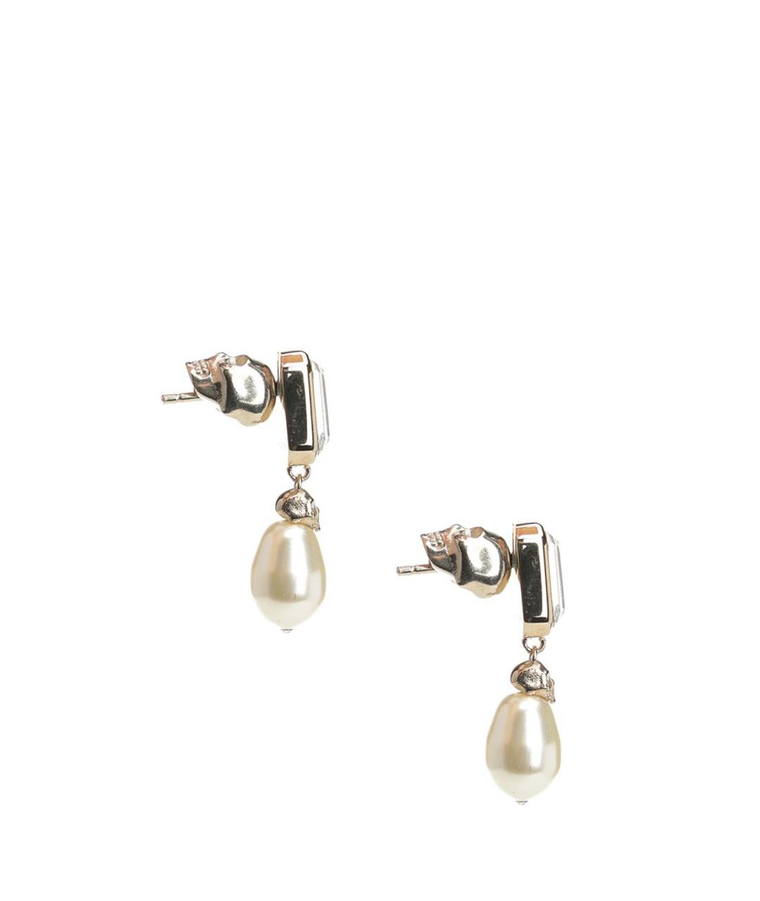 ALEXANDER MCQUEEN Золотые жемчужные серьги, фото 2